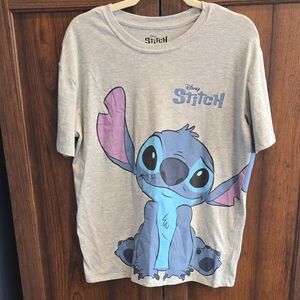 Disney Stitch Blue and Purple Graphic WomensTee